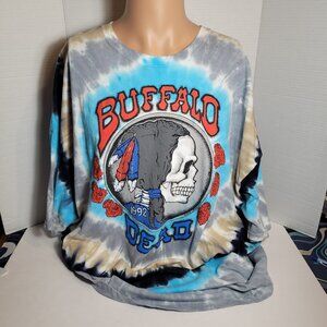 Grateful Dead Buffalo 1992 Nickel Garcia Tie Dye T-Shirt Men's Size 5XL